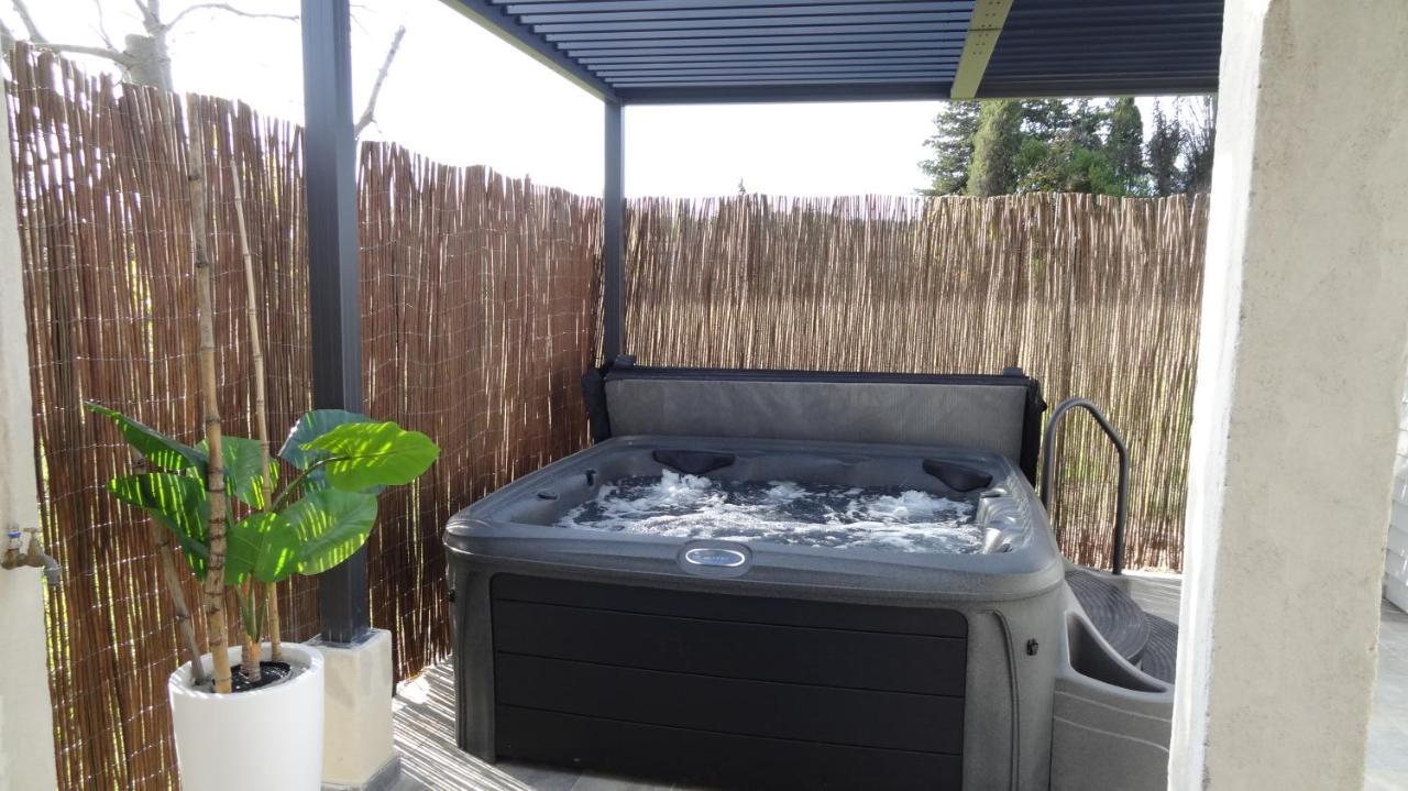 Acienne bergerie cévenole avec spa Bagard Exterior foto
